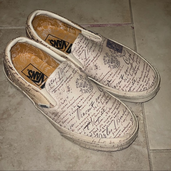 vans slip on limited edition